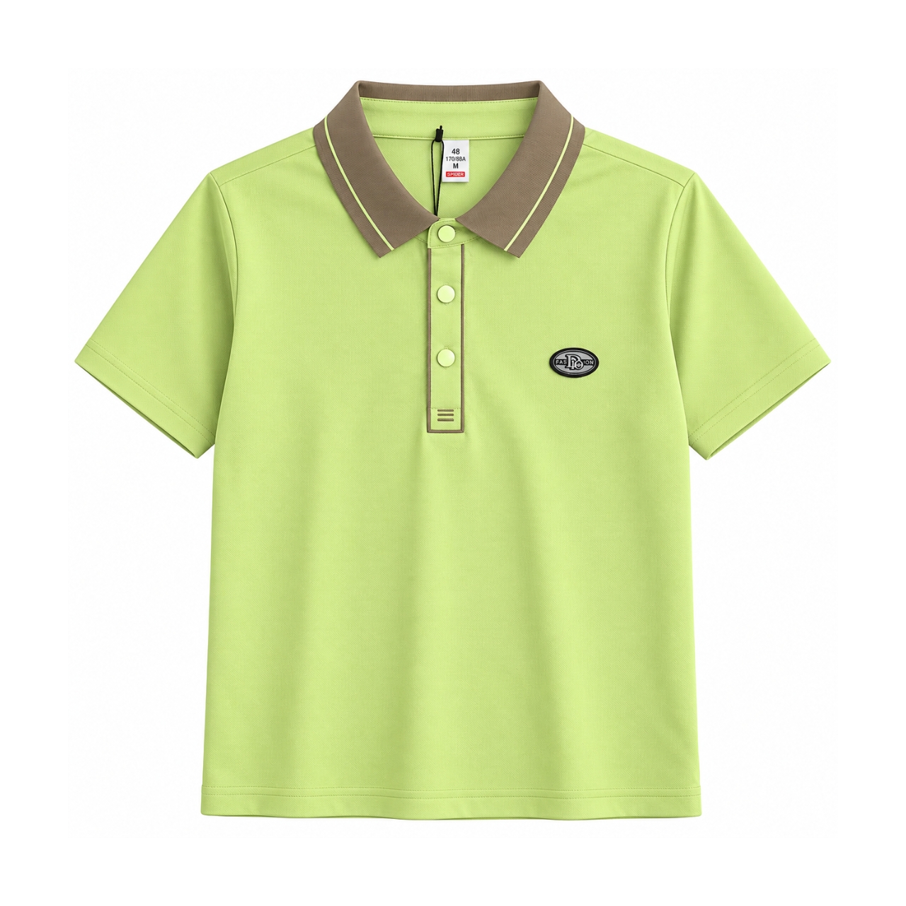 Lime Green Classic Polo Shirt - view 2